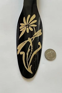 Antique 1920's Celluloid Shoe Horn with Dragonfly Selected by FernMercantile