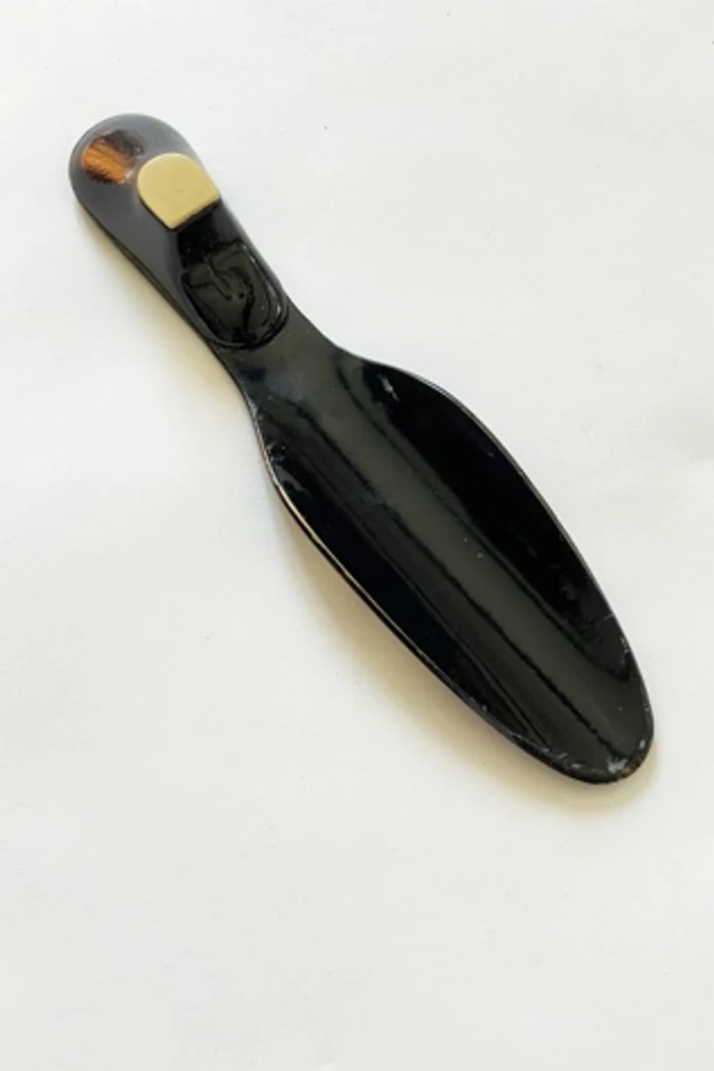 Antique 1920's Celluloid Shoe Horn with Dragonfly Selected by FernMercantile