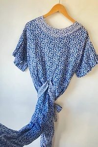 Ulla Johnson Blue Floral Jumpsuit Selected by The Curatorial Dept.