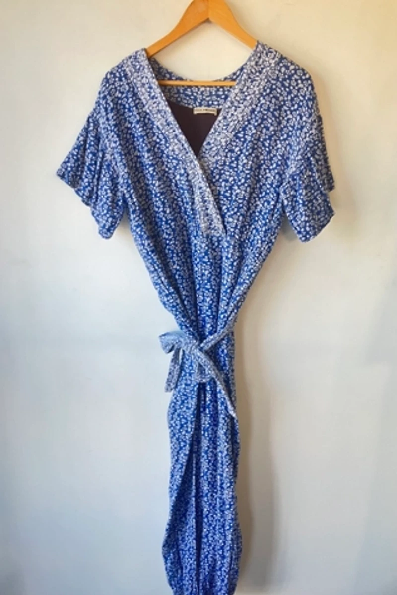 Ulla Johnson Blue Floral Jumpsuit Selected by The Curatorial Dept.