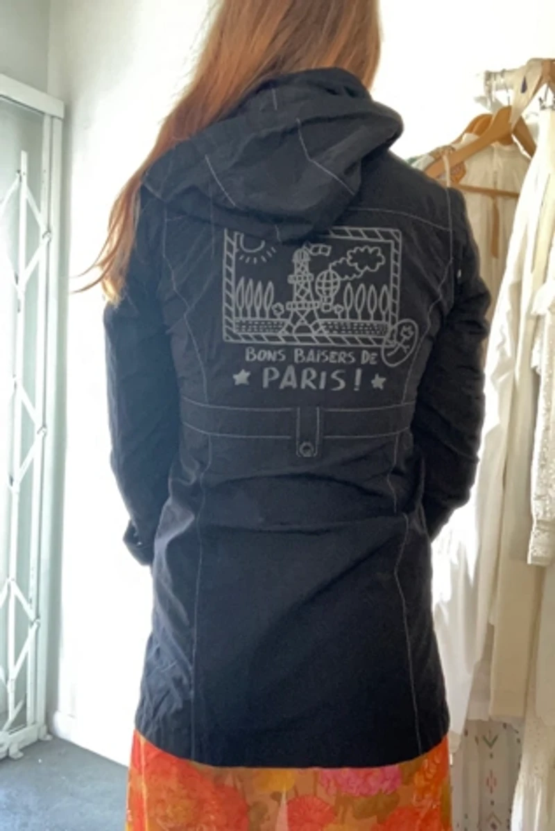 Castelbajac Black Hooded Jacket Selected by The Curatorial Dept.