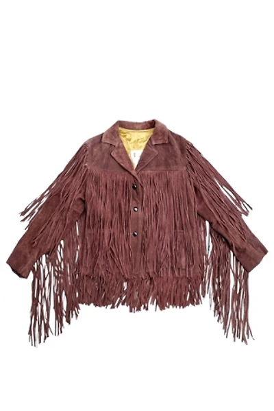 Vintage Mega Fringe Suede Jacket Selected by Garbage Soup