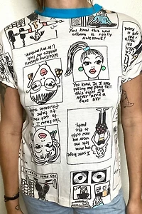 1980s New Wave Sassy Tee Selected by Cherry
