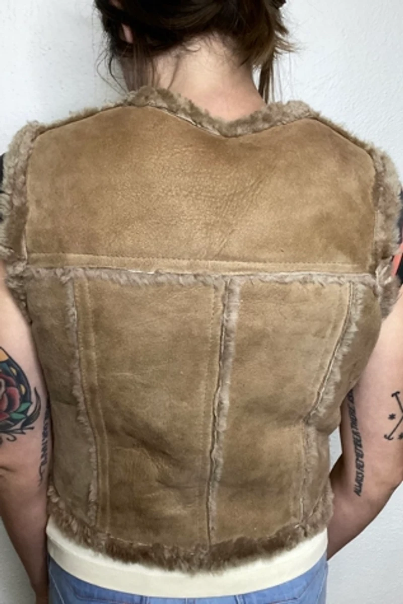 1970s Shearling Vest Selected by Cherry