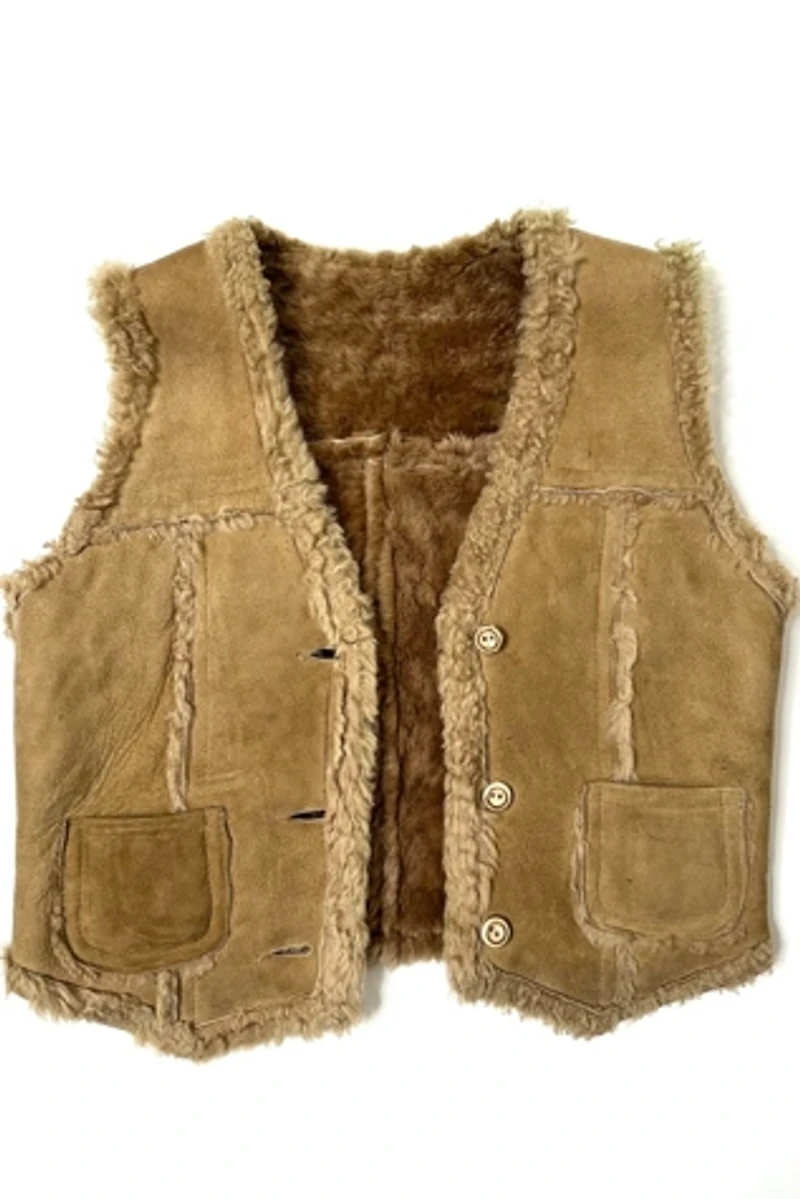 1970s Shearling Vest Selected by Cherry