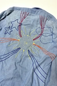 Well Loved 1970s Embroidered Levi Shirt Selected by Cherry