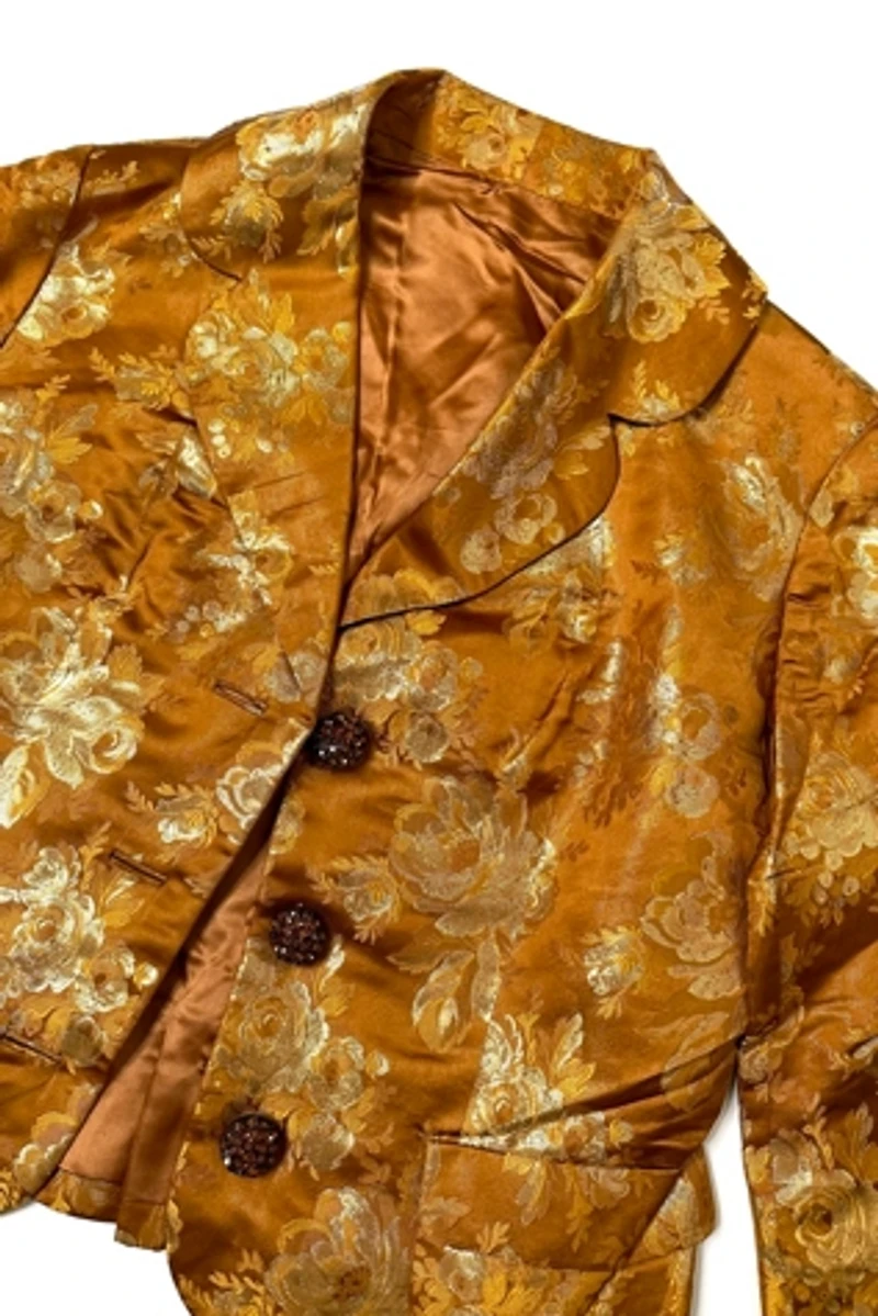 1960s Gold Brocade Bolero Selected by Cherry