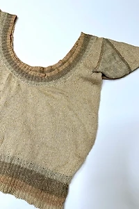 1970s Wearable Art Knit Top Selected by Cherry