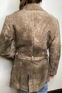 1970s Suede Jacket with Self Belt Selected by Cherry