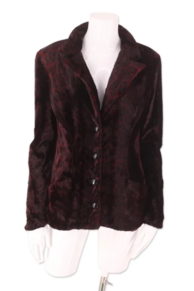 1990s Betsey Johnson Plush Leopard Jacket Selected By Ritual Vintage