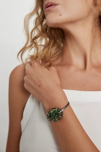 Robindira Unsworth Emerald Cuff Bracelet
