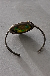 Robindira Unsworth Emerald Cuff Bracelet