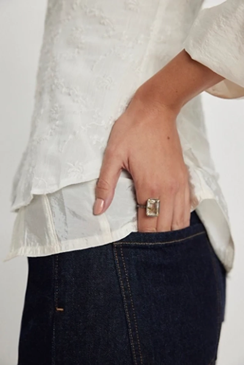 Robindira Unsworth Rutilated Quartz Ring