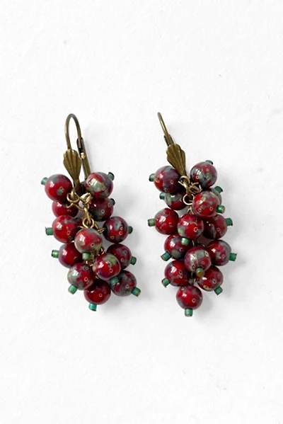 40s Glass Bead Cluster Earrings Selected by MARMALADE