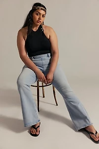 CRVY Infinite Stretch Pull-On Flare Jeans
