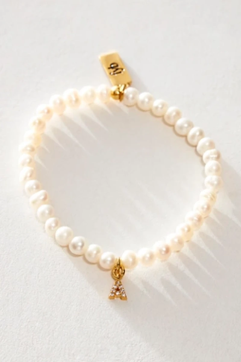 FYB Gold Pearl Identity Bracelet