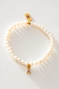 FYB Gold Pearl Identity Bracelet