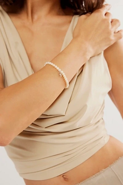 FYB Silver Pearl Identity Bracelet
