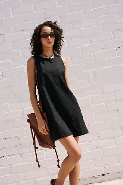 Full Of Sunshine Cotton-Linen Mini Dress