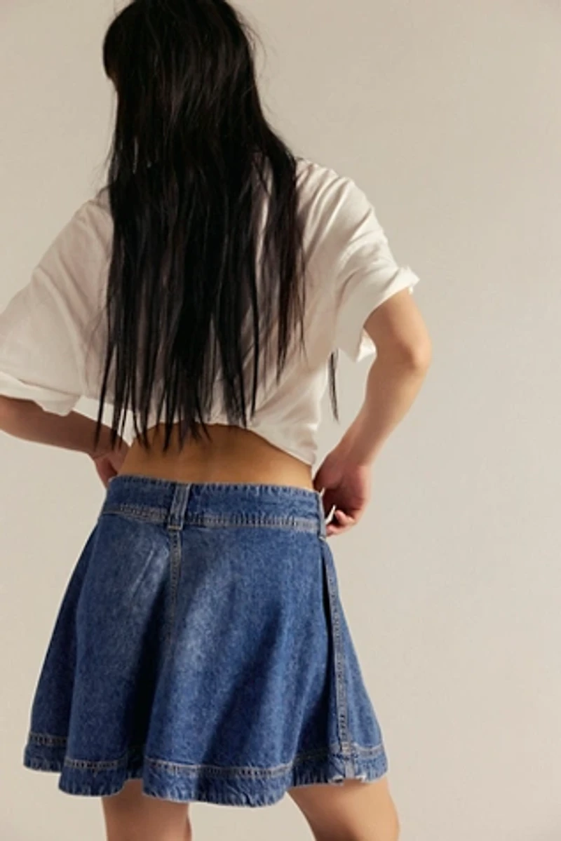 We The Free Wonderland Denim Skirt
