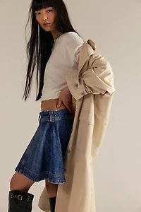 We The Free Wonderland Denim Skirt