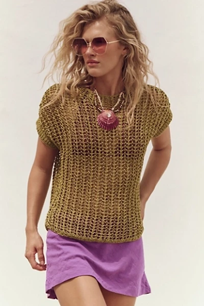 My Little Micro Mini Cotton-Linen Skort