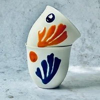 Kaase Atelier Art Series Fine Porcelain Handmade Coral Mug