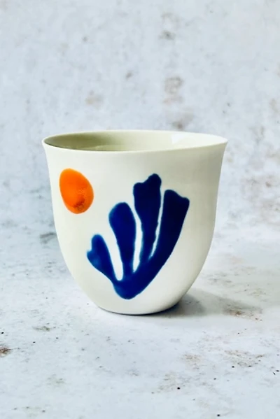 Kaase Atelier Art Series Fine Porcelain Handmade Coral Mug