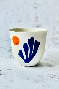 Kaase Atelier Art Series Fine Porcelain Handmade Coral Mug