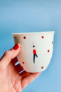 Kaase Atelier Art Series Fine Porcelain Handmade Yoga Mug