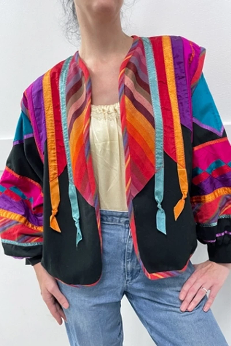 Rainbow Ribbon Coat Selected by Cannonball and Tilly
