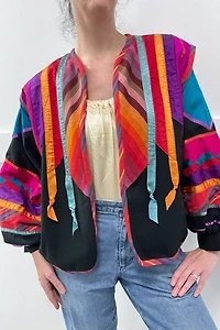 Rainbow Ribbon Coat Selected by Cannonball and Tilly
