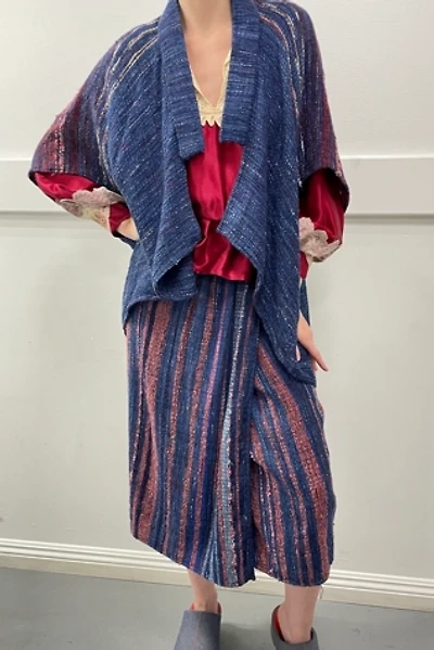 Hand Woven Cocoon Coat and Wrap Skirt Selected by Cannonball and Tilly