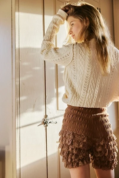 Ruffled Up Bike Shorts