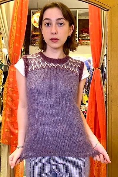 Vintage Handknit Sweater Vest Selected by Nomad Vintage