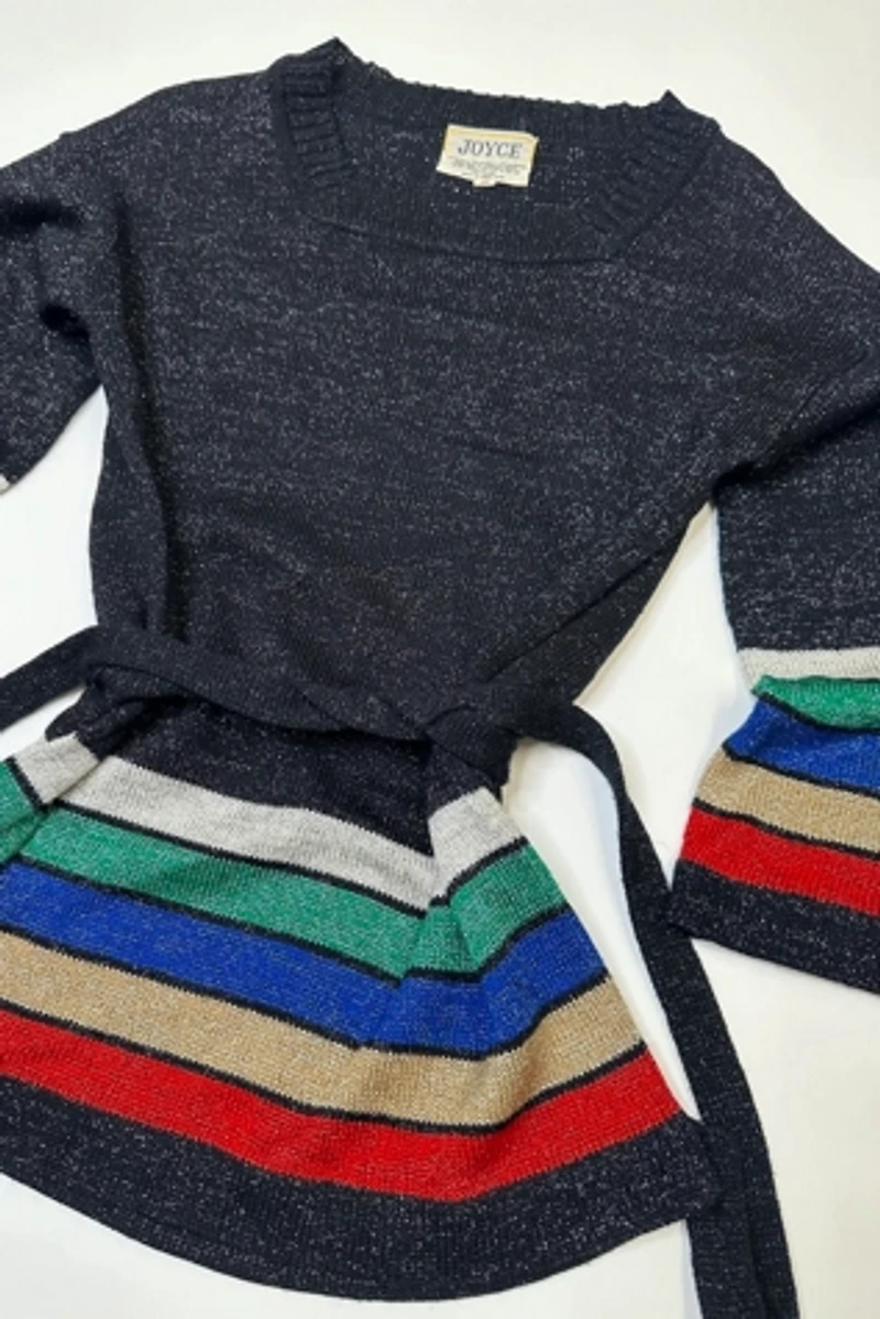 1970s Metallic Glam Knit Top Selected by Cherry