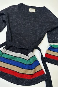 1970s Metallic Glam Knit Top Selected by Cherry