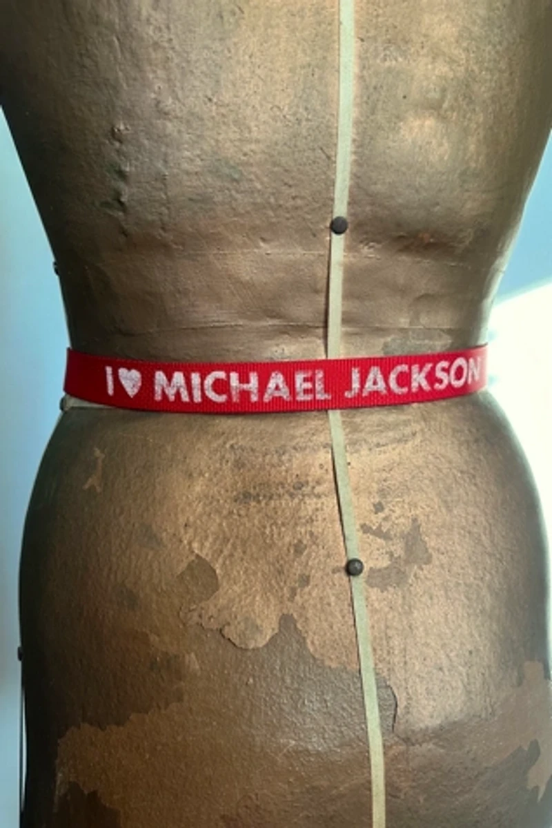 1980s I Love Micheal Jackson Belt Selected by Cherry