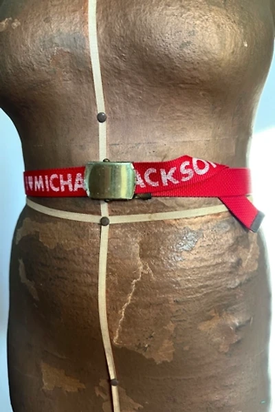 1980s I Love Micheal Jackson Belt Selected by Cherry