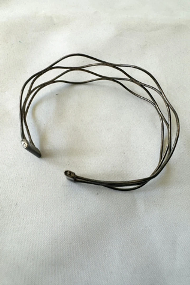 1970s Silver Wave Cuff Selected by Cherry