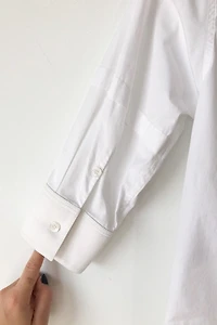 Celine White Tuxedo Shirt Selected by The Curatorial Dept.
