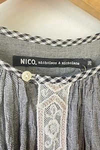 Nico, Nicolson & Nicholson Black and White Dress Selected by The Curatorial Dept.