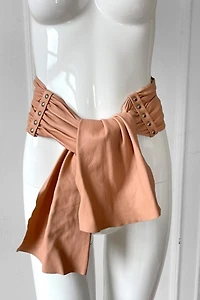 80’s Wide Leather Studded Charles Jourdan Belt Selected by MARMALADE