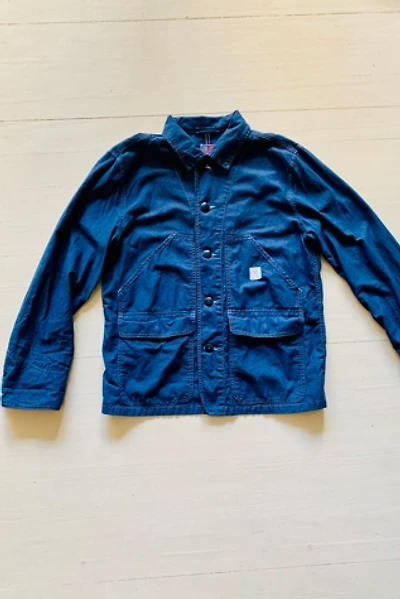 Vintage Blue Workwear Jacket Selected By Atlantic Vintage