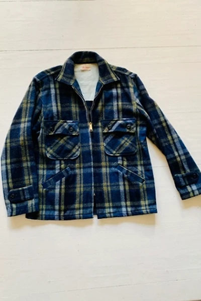 Vintage Wool Plaid Jacket Selected By Atlantic Vintage