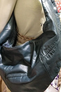 1980s Slouchy Leather Bag Selected by Garbage Soup