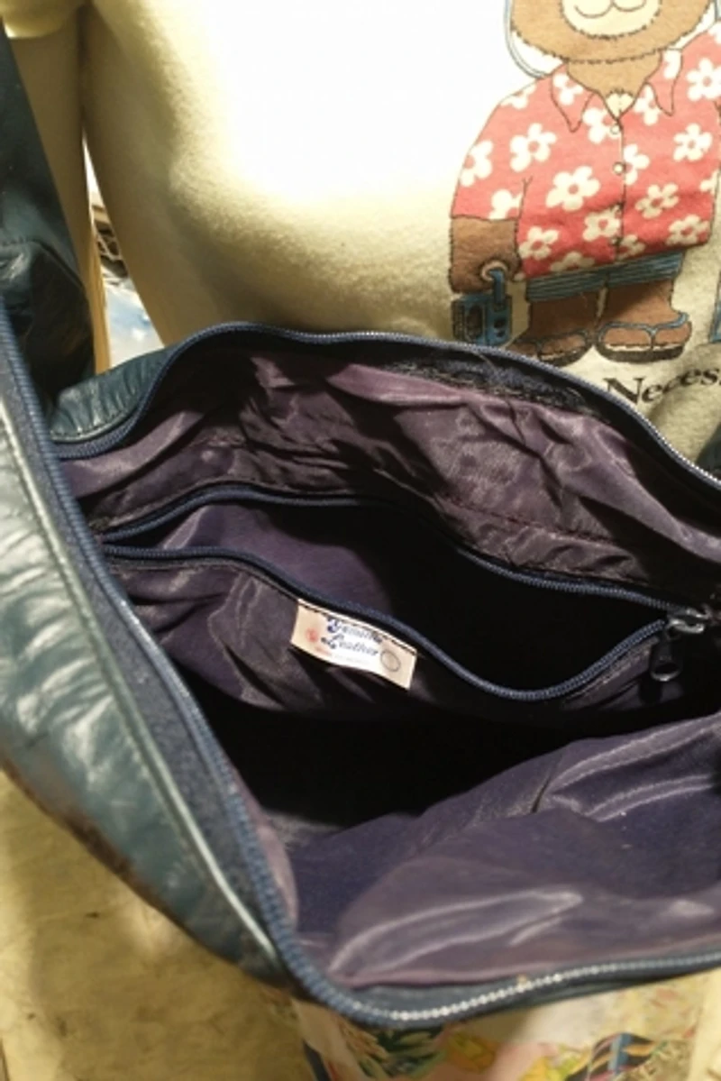 1980s Slouchy Leather Bag Selected by Garbage Soup
