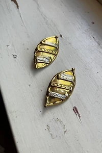 Brutalist Armor Earrings Selected by Wax Plant