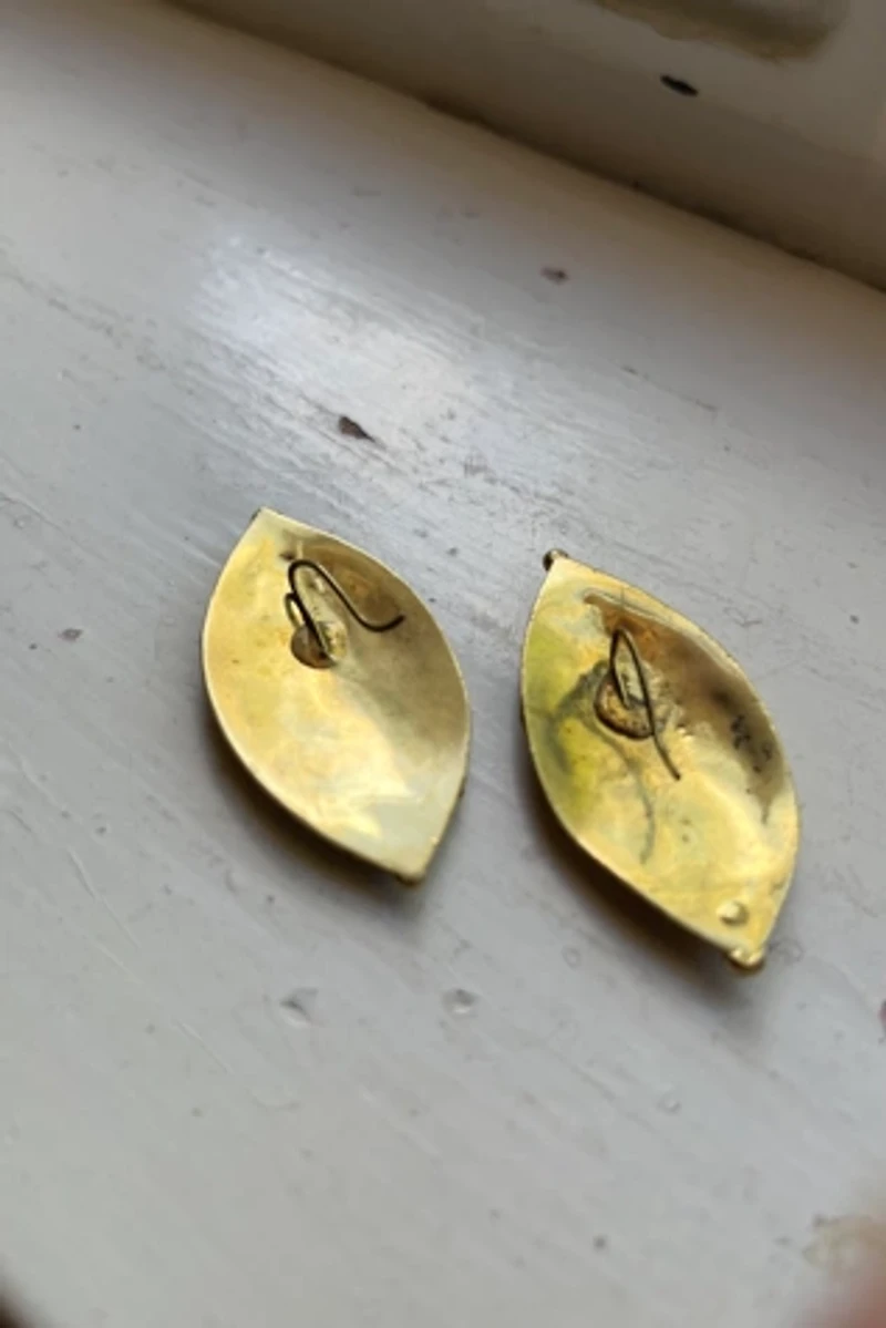 Brutalist Armor Earrings Selected by Wax Plant