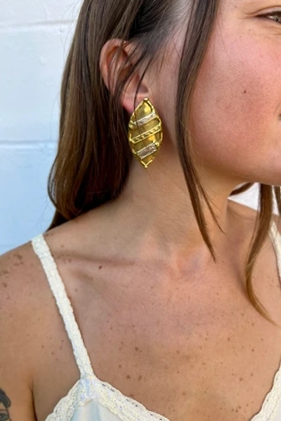 Brutalist Armor Earrings Selected by Wax Plant